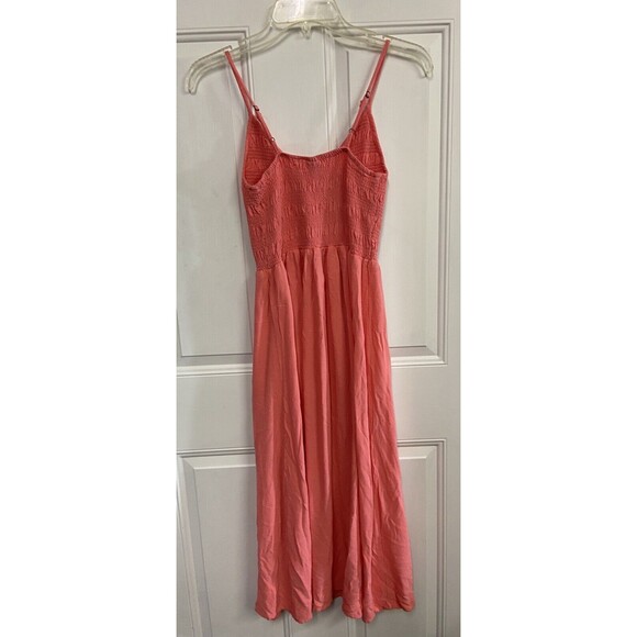 Wild Fable Sundress Womens Size XS Peach Spaghetti Strap Midi - Picture 3 of 6